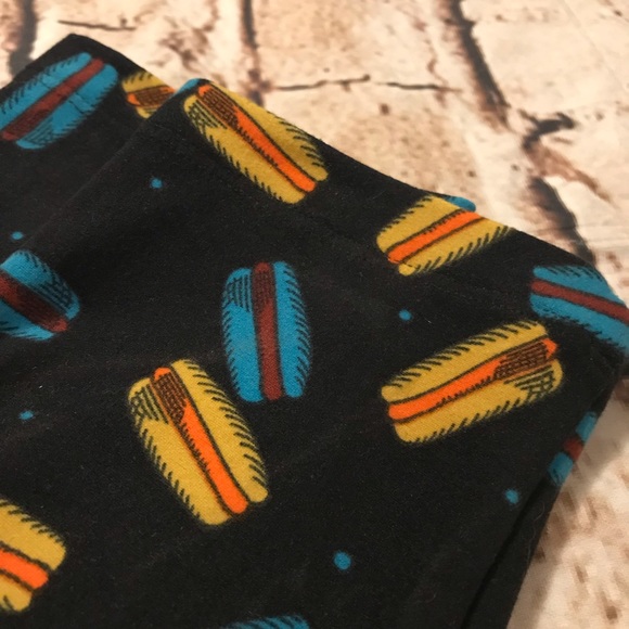 Lularoe TC Leggings Multicolor Print Macaroon - Picture 5 of 8